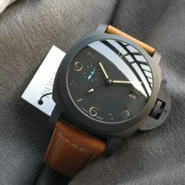 VS Watch de haute qualité de haute qualité PAM01441 Watch Céramique Case Lumineuse Numérique arabe 9010 Mouvement mécanique automatique 44 mm