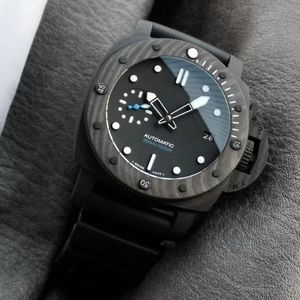 VS fabriek horloge van hoge kwaliteit PAM02231 horloge koolstofvezel kast rubberen band saffierkristalglas P.900 automatisch mechanisch uurwerk 42MM