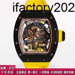 Vs Factory Watch Richa Tourbillon Zwitsers automatisch uurwerk RM030 Heren Carbon Hollow Datumweergave Opslag Azië Single Wa