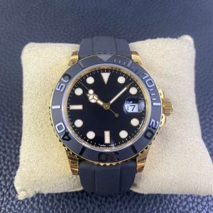 VS 226658 Reloj de lujo Yacht 42 mm Chapado en oro pvd 3235 Movimiento mecánico 72 horas Cinta de almacenamiento de energía Buceo para hombres Acero 904L