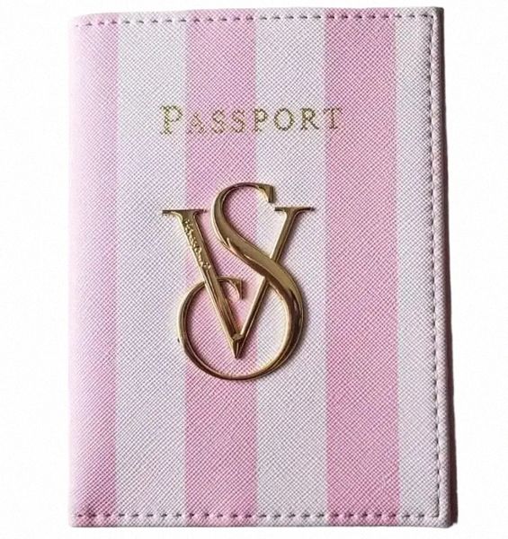 VS Signature Pinche Pinche Passe Passeport Card Boîte de cartes Portefeuille A5SN #