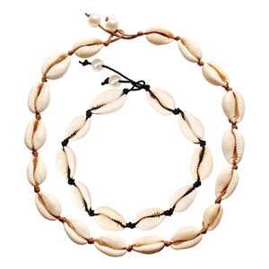 VSCO filles collier coquille collier pour femmes collier ras du cou bracelets de cheville été plage bijoux collier Boho cheville