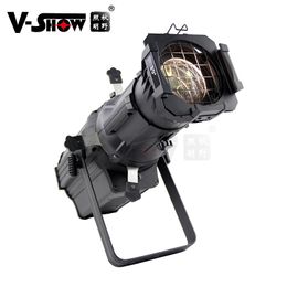 Vshow 300W LED perfil reflector 3000K DMX Led estudio luces elipsoidales para auditorio teatro desfile de moda