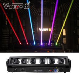 Vshow 3W 6eyes RVB Bar laser mobile en couleur pour disco dmx