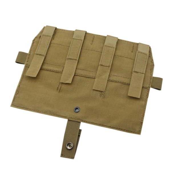 Vulpo táctico chaleco detallable placa frontal molle panel triple revista para avs jpc 2.0 accesorios de caza de chalecos