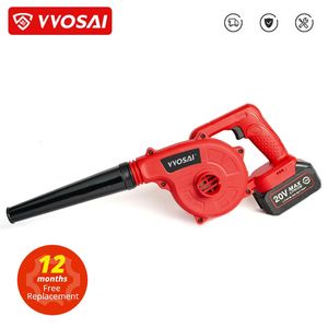 VVOSAI 20V Tuin Draadloze Blower Vacuüm Schone Luchtblazer voor Stof Blazen Stof Computer Collector Handbediening Power Tool 240104