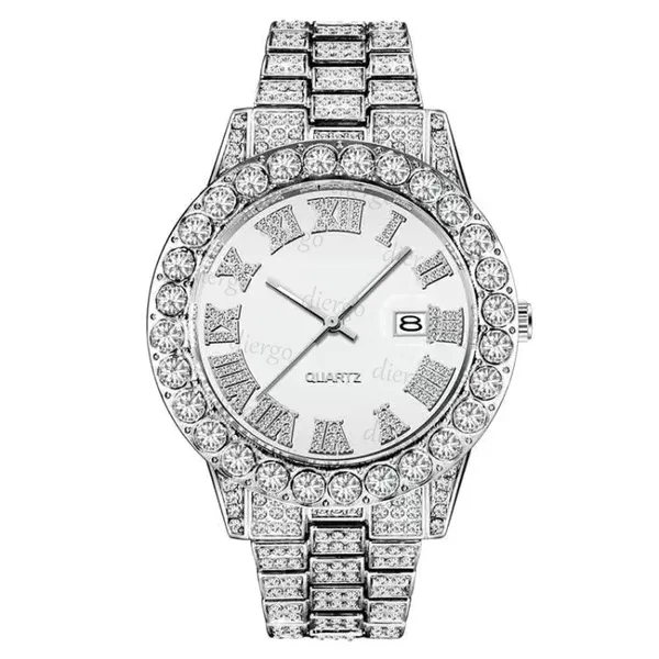 VVS Watch Moissanite Watch Diamond Watch Out Watches Women Women New Hip Hop Water Waterproof Ultra Bright Luxury Fashion Mechanical Automatic Watch