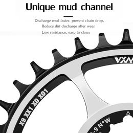 VXM Offset 3/6 mm ovale kettingwielt spreketten 32T 34T 36T MTB -fiets voor 8/9/10/11/12s nx xx xo gx gxp11 x1 fietsonderdelen