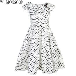 W.L.Moons Zomer Jurk 2021 Merk Kinderjurken voor Meisjes Kostuum Robe Princesse Enfant Fille Children Dot Dress 3-12Y Q0716