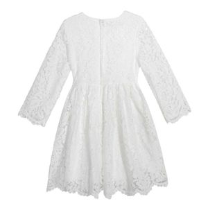 W.L.MONSOON filles robes de mariée 2021 marque princesse robe filles vêtements blanc dentelle broderie enfants vêtements enfants robe Q0716