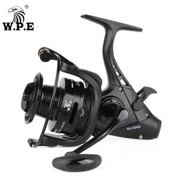 W.P.E NL Carp Fishing Reel 5000/6000/7000 Spinning Visserij Herel High Right Ratio 5.1 1 51 kogellagers Full Metal Spool Pesca 240415