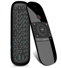 W1 24G Air Mouse Wireless Control remoto Infrarrojo Aprendizaje remoto 6 Axis receptor Sense Motion para TV PC270G9176108