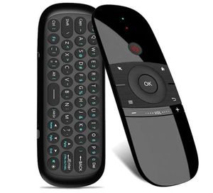 W1 24G Air Mouse draadloos toetsenbord afstandsbediening Infrarood Remote Learning 6axis Motion Sense ontvanger voor tv -doos PC270G5420686