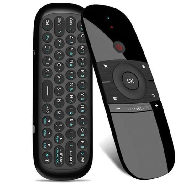 W1 24G Air Mouse clavier sans fil télécommande infrarouge apprentissage à distance récepteur de détection de mouvement 6 axes pour TV BOX PC270G493M7545336