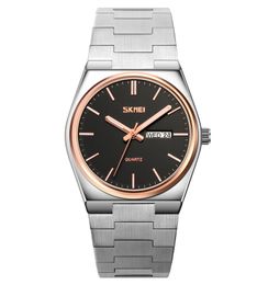 w1_shop Mode tout-en-un montre pour hommes bracelet en acier montre approvisionnement calendrier semaine affaires montre à quartz étanche 005