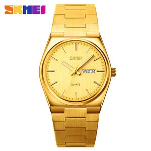 w1_shop Mode tout-en-un montre pour hommes bracelet en acier montre approvisionnement calendrier semaine affaires montre à quartz étanche 006