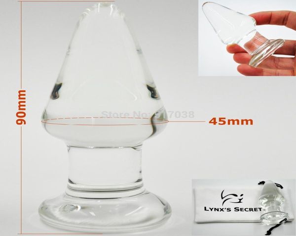 W1031 Conique court Pyrex verre Anal godemichet anal sexe cristal gode jouet pour femmes hommes femme gay adulte produit de masturbation féminine with1216057