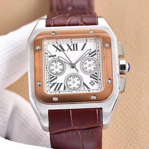 W20090X8 Top montres Hoge kwaliteit mode kloon AAA horloge 39 mm roestvrij staal luxe lederen armband met nachtlampje waterdicht saffierglas Spitzenuhr