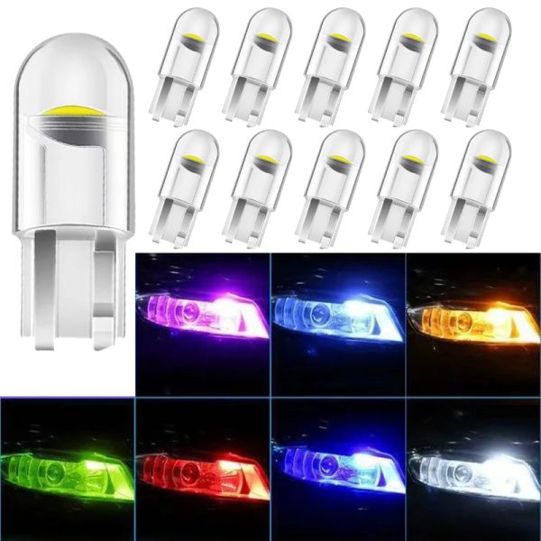 LED W5W LED T10 LIGNES COB COB TRANSPARET VERRE UNIVERS AUTO AUTO LAGLE DOME LECTURE LECTURE PLAQUE DE LICTER LETTRE LALB DRL DRL 12V