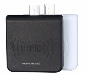 W65A Micro USB RFID Android Reader 14443A Smart Reader and Writer IC-kaart HF RFID-lezerschrijver voor Android Mobile Telefoon Banksysteem + SDK