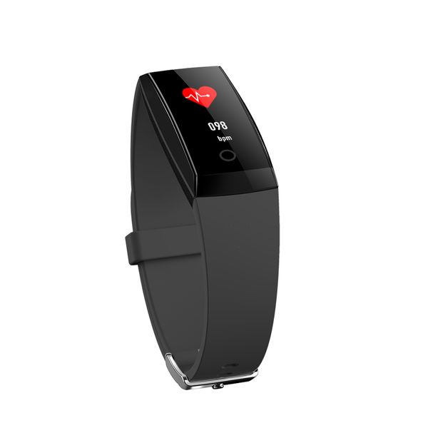 W8 OTA Monitor de ritmo cardíaco Pulsera inteligente Podómetro Rastreador de ejercicios Pasómetro Reloj inteligente Pantalla a color Reloj de pulsera deportivo para iPhone Android