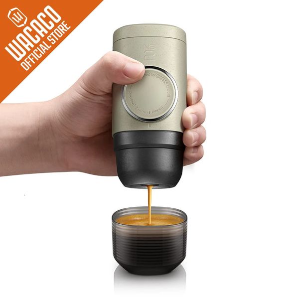 Wacaco MiniPresso NS2 Portable Espresso Maker compatible NS Capsules Machine à café à opération manuelle Gift 240423