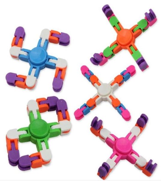 Wacky Tracks Spinner Snap and Click Fidget Toy Game Finger Sensory Toys Snake Puzzles para adolescentes, niños, adultos, alivio del estrés, fiesta Fille3252735