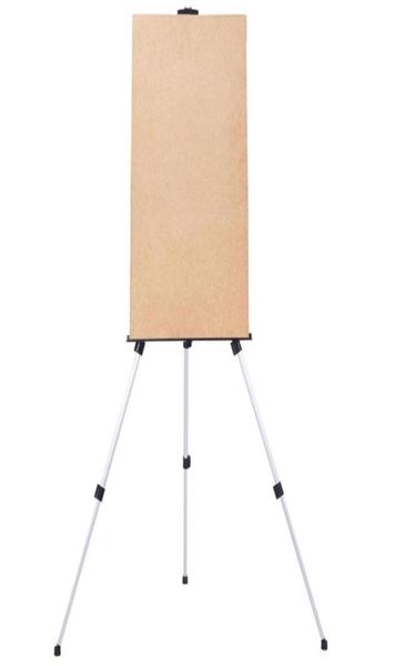 WACO Chevalet support peinture artiste présentoir trépied pour événement café boutique table aluminium hauteur réglable avec un sac de transport 8356383
