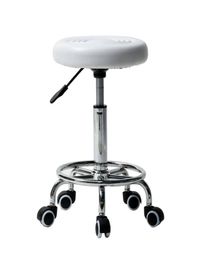 Waco Salon Round Forme Rolling Tabouret Meubles commerciaux Rotation Rotation réglable Hydraulique avec roues Massage médical Spa Bar chaises 1028676