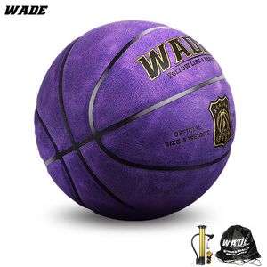 Wade 7 # Ball de basket-ball Sport à IndooroutDoor pour le basket-ball original de haute qualité matériau en daim givré 240527