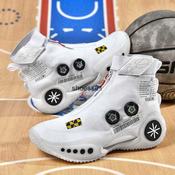 Wade's Way 9 Basketball Shoe Men's Men's Summer High Top Sonic 10 Button confortable et respirant Practical Student Sports Shoe