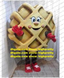 Waffle JM Smucker Wafer Mascot Costume Adult Cartoon Characon Tiptifit Tapipt Distribution Performance Social Performance ZX490