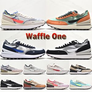 Waffle One Chaussures de course pour hommes Femmes Baskets Hyper Royal Unity Summit Blanc Gris Brouillard Vert Oxyde De Rouille Lait De Coco Baskets De Plein Air Taille 36-45