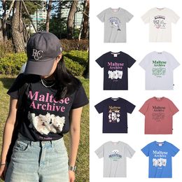 Waikei trois chiens à manches courtes t-shirt concepteur de t-shirt par kim yee lin même coton d'été