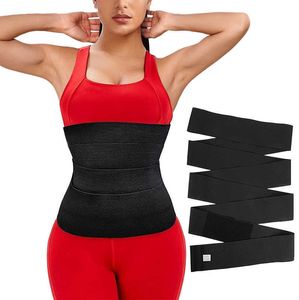 Cintura y Fajas abdominales Vendaje Envoltura Entrenador Fajas Cinturón Mujeres Adelgazamiento Tummy Snatch Me Up Corset Body Shaper Bandas elásticas 0719