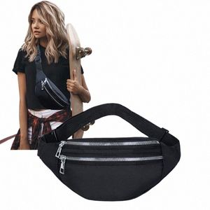 Bolsa de cintura Mujeres Hombres Impermeable Bolsillo Fi Casual Pecho Bolso Unisex Deportes Viaje Monedero Plaid Paquete de cintura Bolsas de vientre Caso Y3bG #