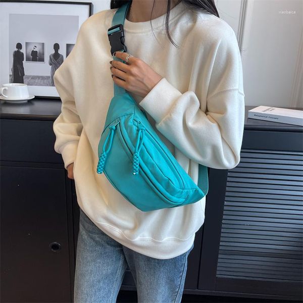 Bolsas de cintura 2023 Moda para mujeres Bolsa de pecho de PU de alta calidad Cinturón de lujo Diseñador Satchel Marca Fanny Pack