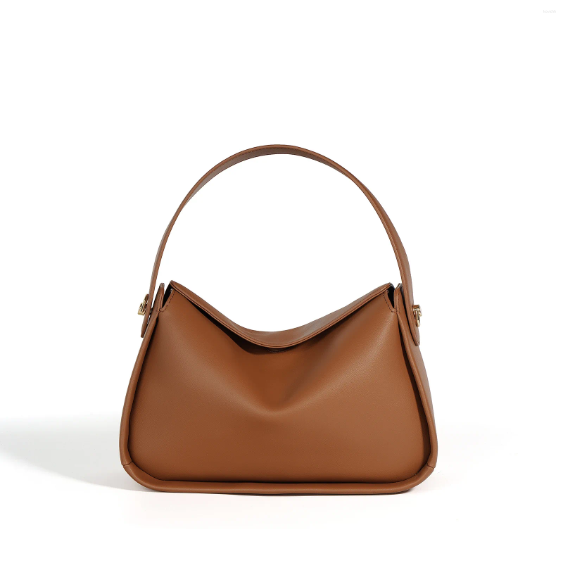 Waist Bags 2023 Fashion Versatile Handbag Female Minority Commuting Single Shoulder Dumpling Tote Bag Lady Split Leather Messenger