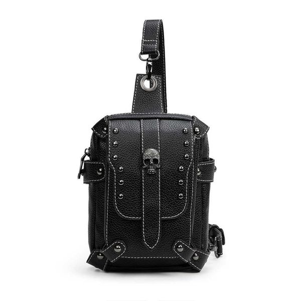 Taille sacs 2023 nouveau sac femme Steampunk unique épaule Messenger sac Locomotive téléphone portable portefeuille sous les bras 230323