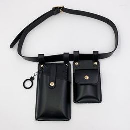 Bolsas de cintura 2023 Bolso de dos piezas Cinturón de diseñador Cinturón de cigarrillo casual Caja de bolsillo Mujer Teléfono móvil de lujo y monedero