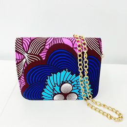 Heuptassen Afrikaanse tas voor vrouwen Ankara Print Hoge kwaliteit traditioneel katoen Wax Vrouw dagelijks 230906