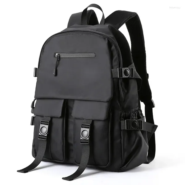 Bolsas de cintura mochila tendencia de moda masculina computadora personal de secundaria