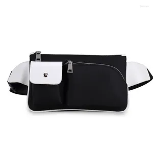 Sacs de taille sac mâle femme ceinture mode hommes étanche poitrine sac à main unisexe Fanny-pack solide Pack dames ventre sac à main