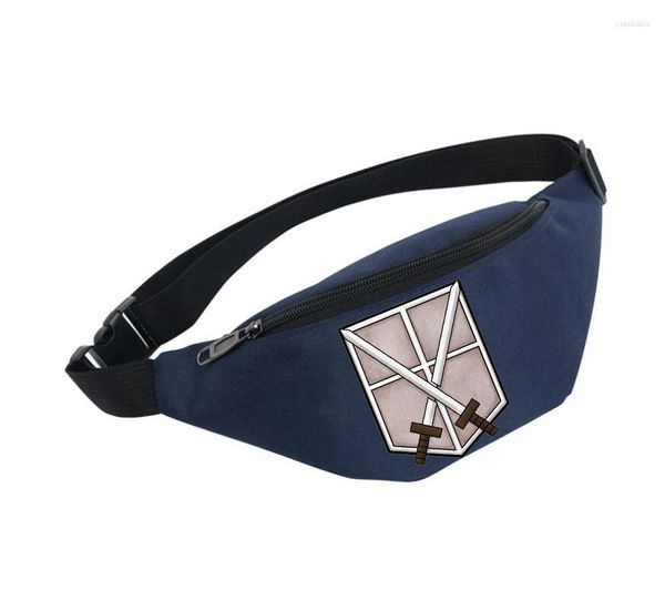 Sacs de taille sac hommes ceinture étanche poitrine sac à main unisexe Fanny Pack dames ventre pour attaque sur Titan