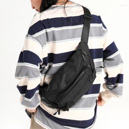 Sacs de taille Sac de poitrine Sac à bandoulière japonais pour femmes Ins Fashion Pack de sport d'été Sac à bandoulière pour hommes Cool Petite Fanny