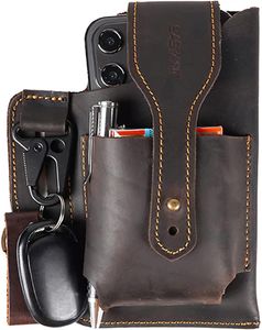 Sacs de taille en cuir artificiel, étui pour téléphone portable, adapté aux poches de ceinture