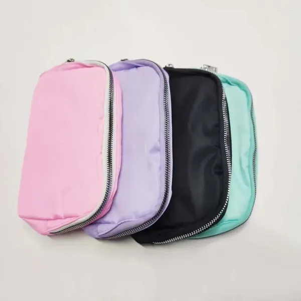 Bolsas de cintura Candy Color Nylon Fanny Packs Women Fashion Simple Pack Simple Female Outdoor Fause Deportes impermeables Cosco