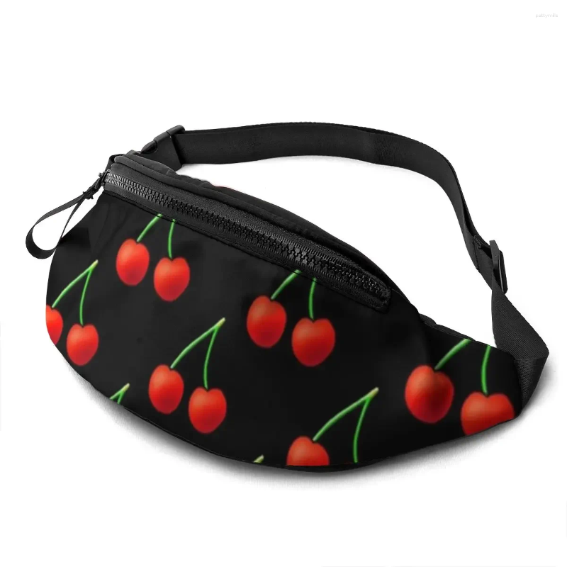 Waist Bags Cherry Bag Teenagers Pack Polyester Pattern