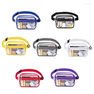 Taillezakken Clear Bag Purse Transparante Crossbody Bordel voor sportreizen strand evenementenconcerten