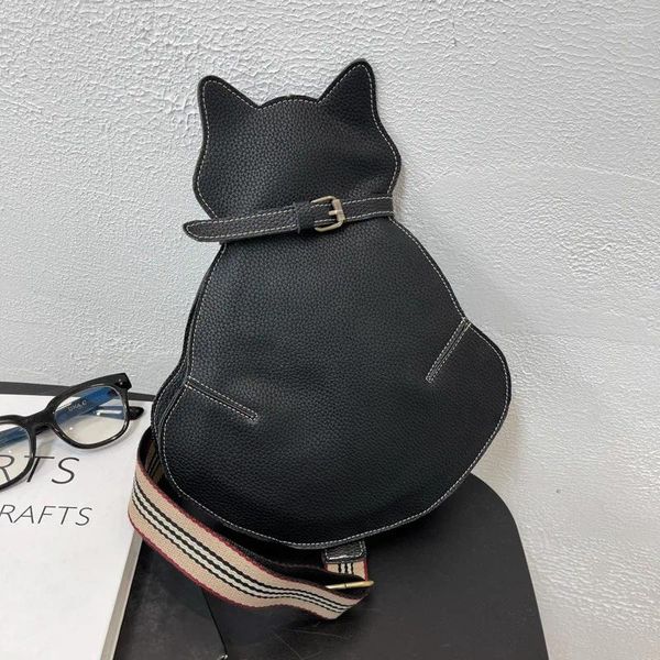 Sacs de taille Migne Kitten Purse: Sac à bandoulière en cuir recyclé Unique 2024 Style